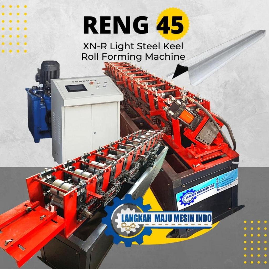 Jual Mesin Baja Ringan Reng 45 / Mesin Reng 45 / XN-R Light Steel Keel ...