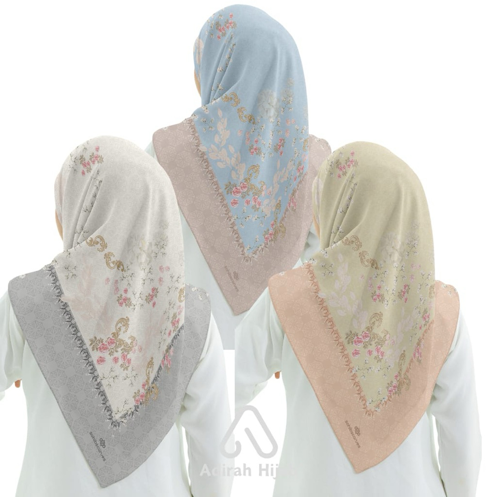 Jual Hijab SegiEmpat Voal Motip Premium Flaryn Serries Kerudung Motip ...