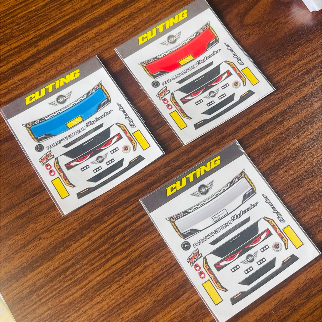 Jual Stiker Headlamp R35 Untuk Miniatur Bus RKC ( Sudah Cuting ...