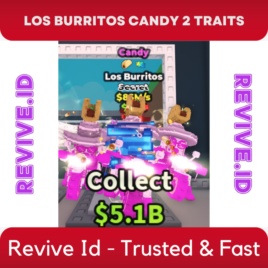 Jual Steal A Brainrot (SAB) Los Burritos Candy 2 Traits - Secret ...