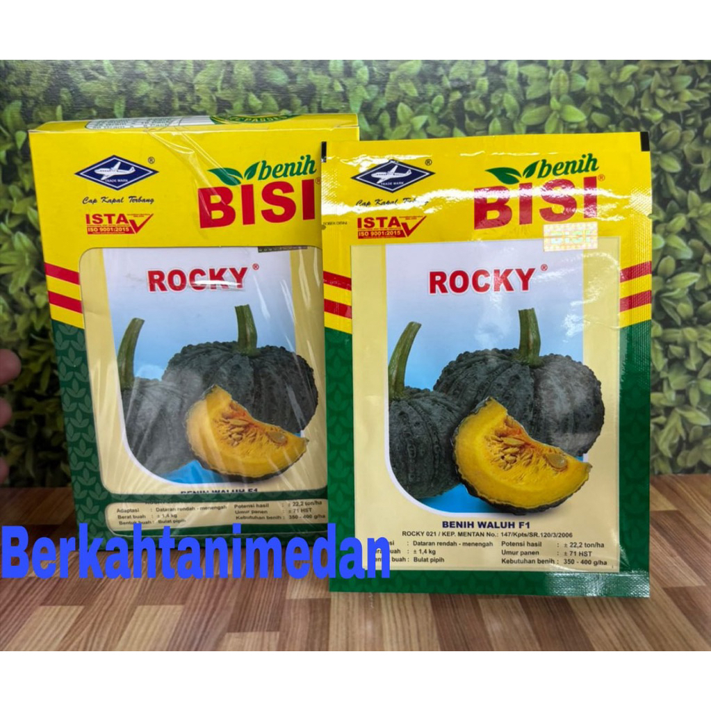 Jual Benih Labu Kuning Hibrida Rocky isi 5 gram | Shopee Indonesia