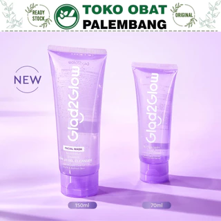 GLAD2GLOW BLUEBERRY CERAMIDE LOW PH GEL CLEANSER 70ML 100ML 150ml FACIAL WASH MUKA SABUN CUCI MUKA SENSITIVE SKIN BARRIER FACE WASH