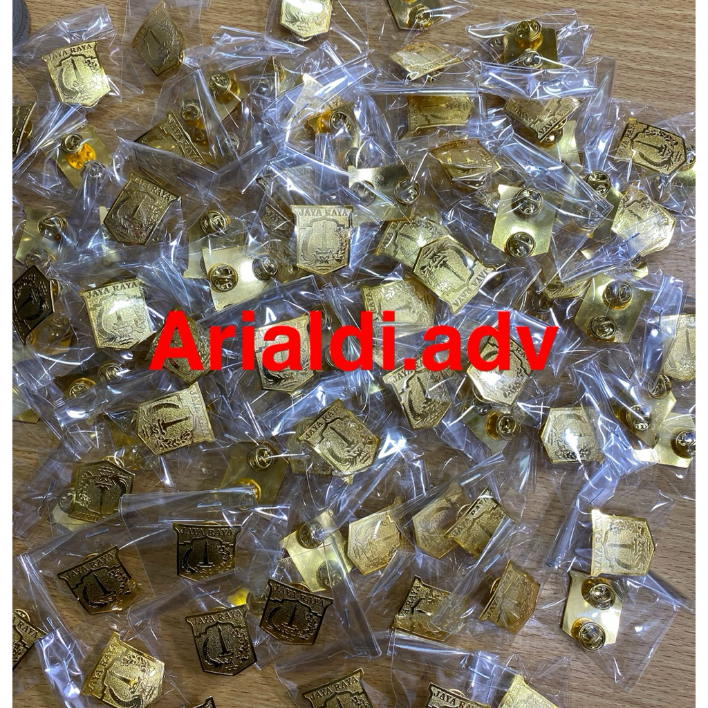 Jual pin mut DKI JAKARTA kuningan eching disepuh emas paku pin mutz ...