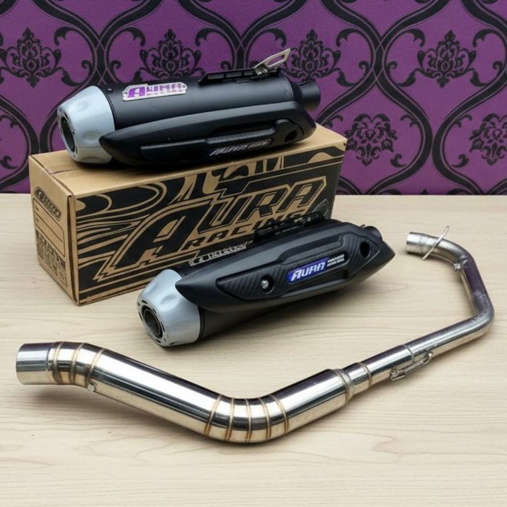 Jual Standar racing Knalpot Aura inlet 50 Vixion CBR R15 Megapro New ...