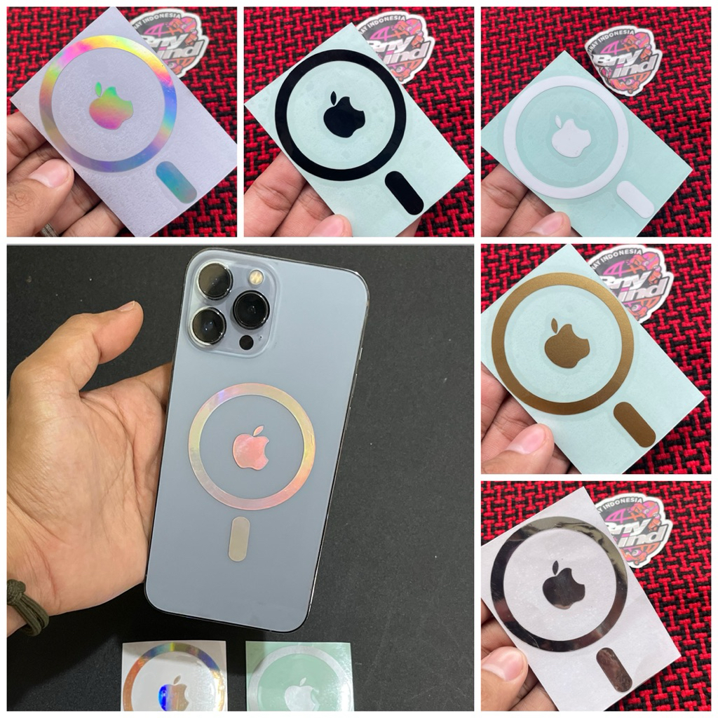 Jual Sticker Stiker Magsafe Ring Wireless Magnetic Ring Iphone Cutting ...