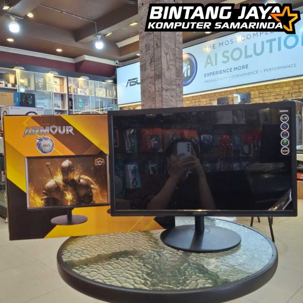 Jual Monitor LED ARMOUR AR20M 20inch HD 75Hz 3ms HDMI & VGA | Shopee ...