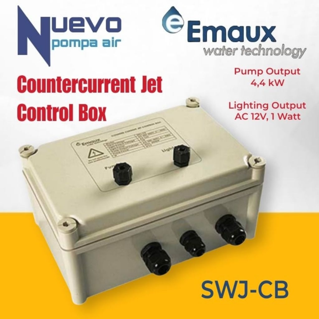 Jual Countercurrent Jet Control Box EMAUX SWJ CB 220 Volt 1 Phase ...