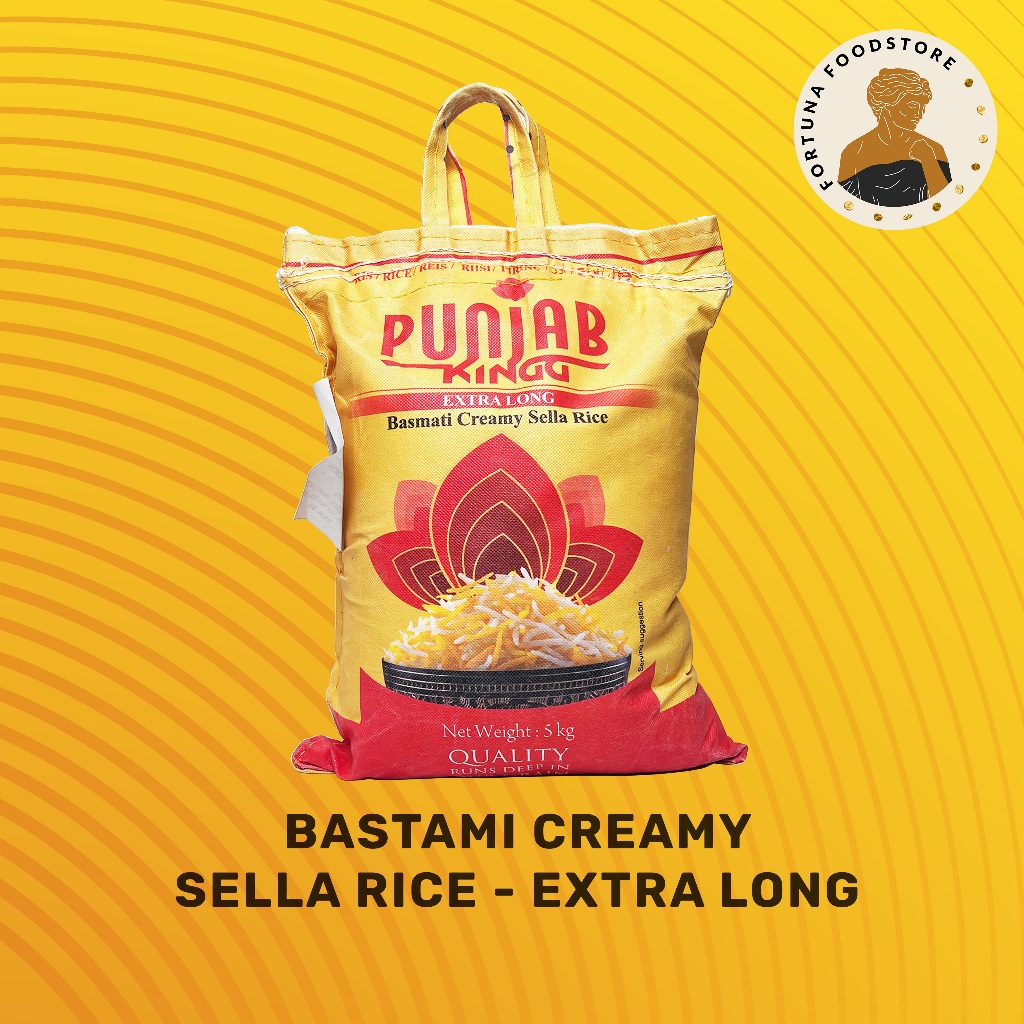 Jual Punjab King Extra Long Basmati Creamy Sella Rice Beras 5kg ...