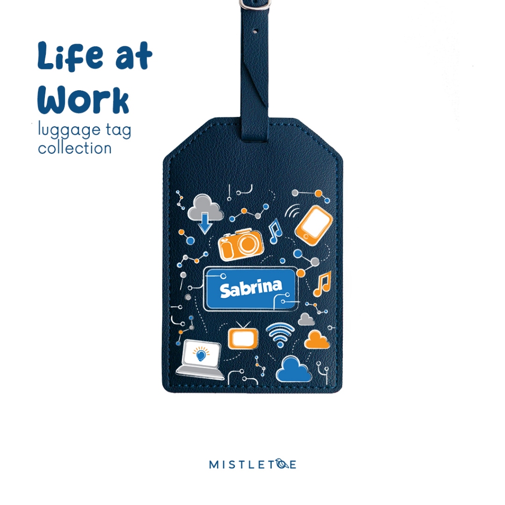Jual Life At Work Custom Luggage Tag | Shopee Indonesia