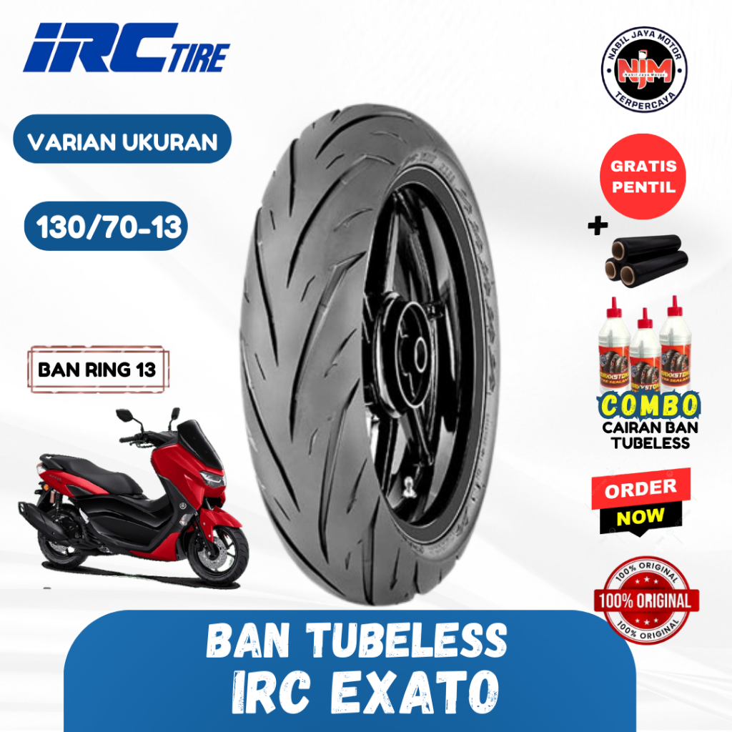 Jual BAN PCX 160 New BELAKANG 130/70 - 13 IRC SCT-007 SIZE