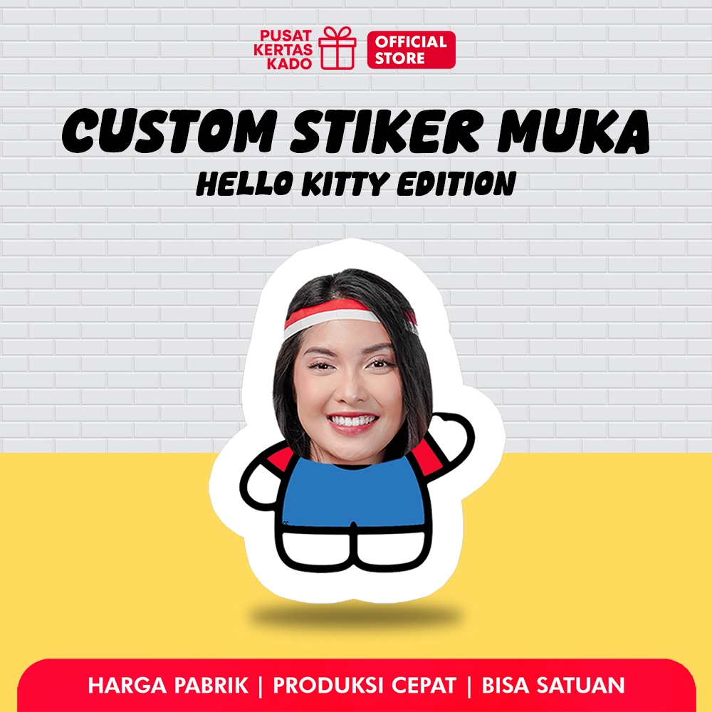 Jual Stiker Custom Foto Muka Bisa Wajah Sendiri Artis Anti Air - Hello ...