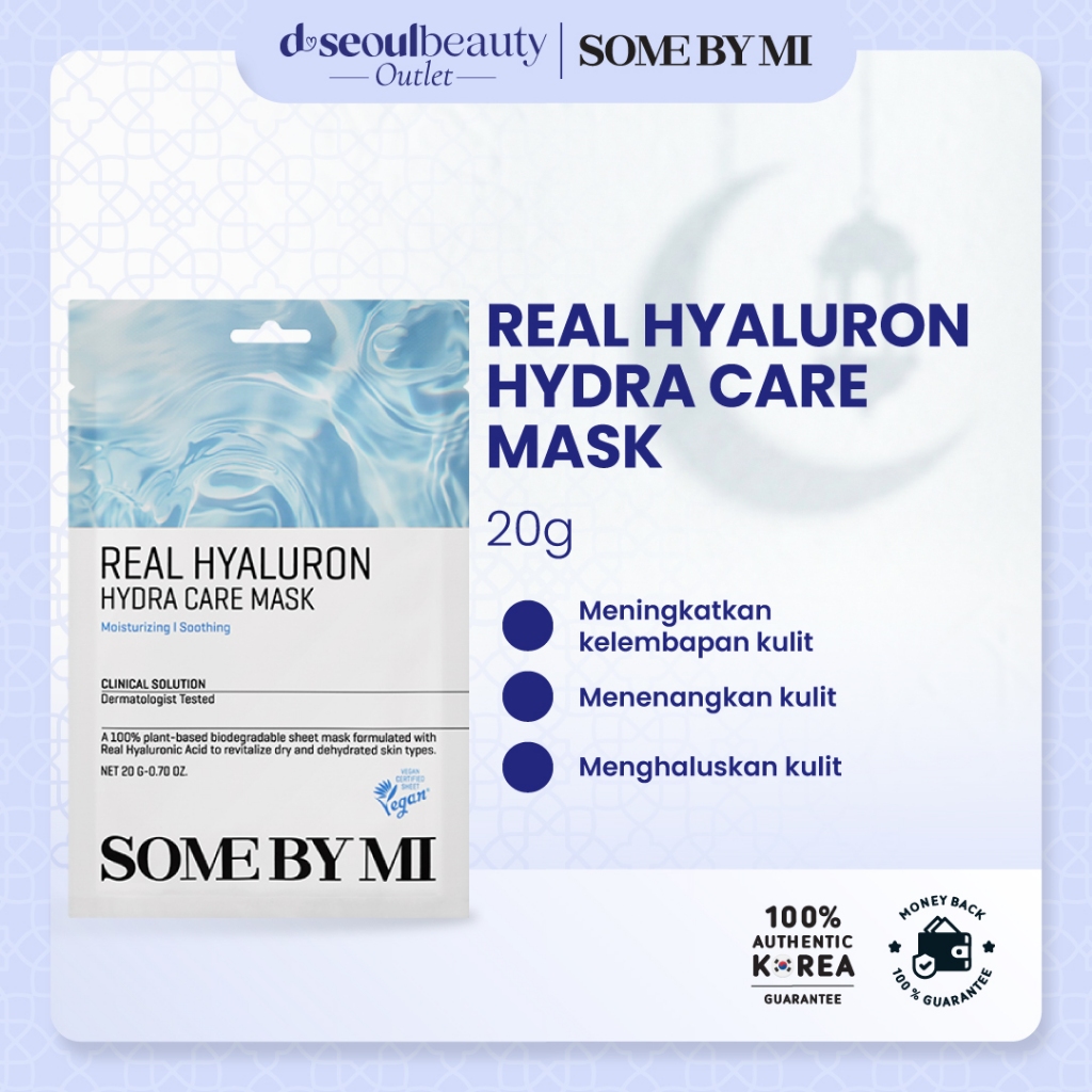 Jual SOME BY MI - Real Hyaluron Hydra Care Mask 20gr | Shopee Indonesia