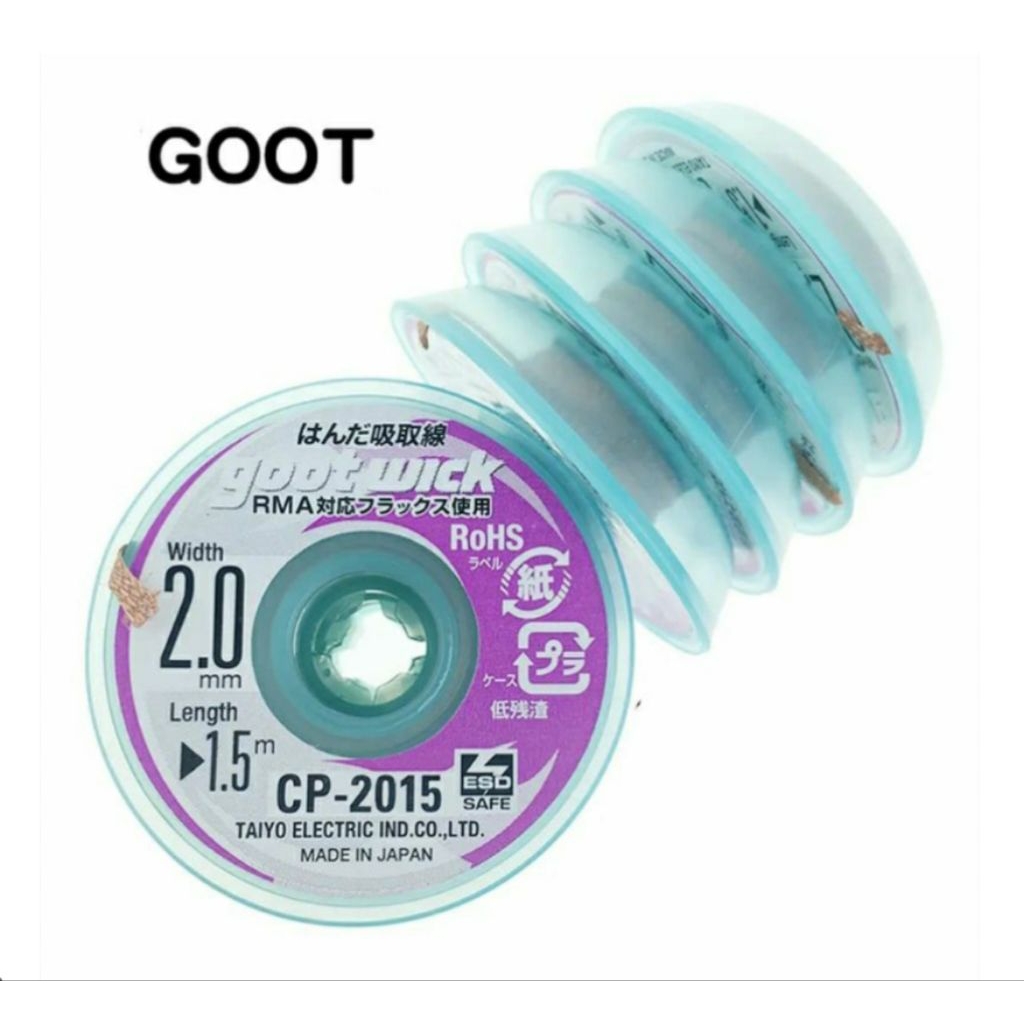 Jual SOLDER WICK GOOTWICK CP-2015 - RELIFE RL-1515 - SOLDERING WICK ...