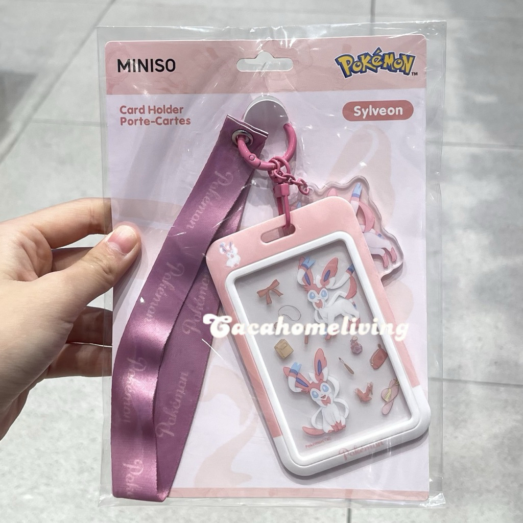Jual Miniso x Pokemon - Card Holder / Cahol / Name Card Pokemon Collection  (Pikachu / Sylveon / Gengar / Rowlet / Piplup) | Shopee Indonesia