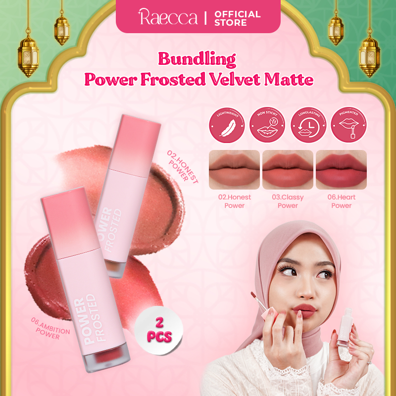 Jual Bundling Raecca Power Frosted Velvet Matte - Rekomendasi Lip Matte ...