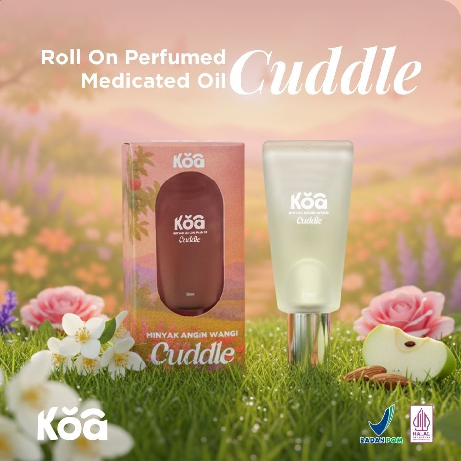 Koa Cuddle Series Minyak Angin Parfum Roll On 10ml | Aroma Ringan & Menenangkan
