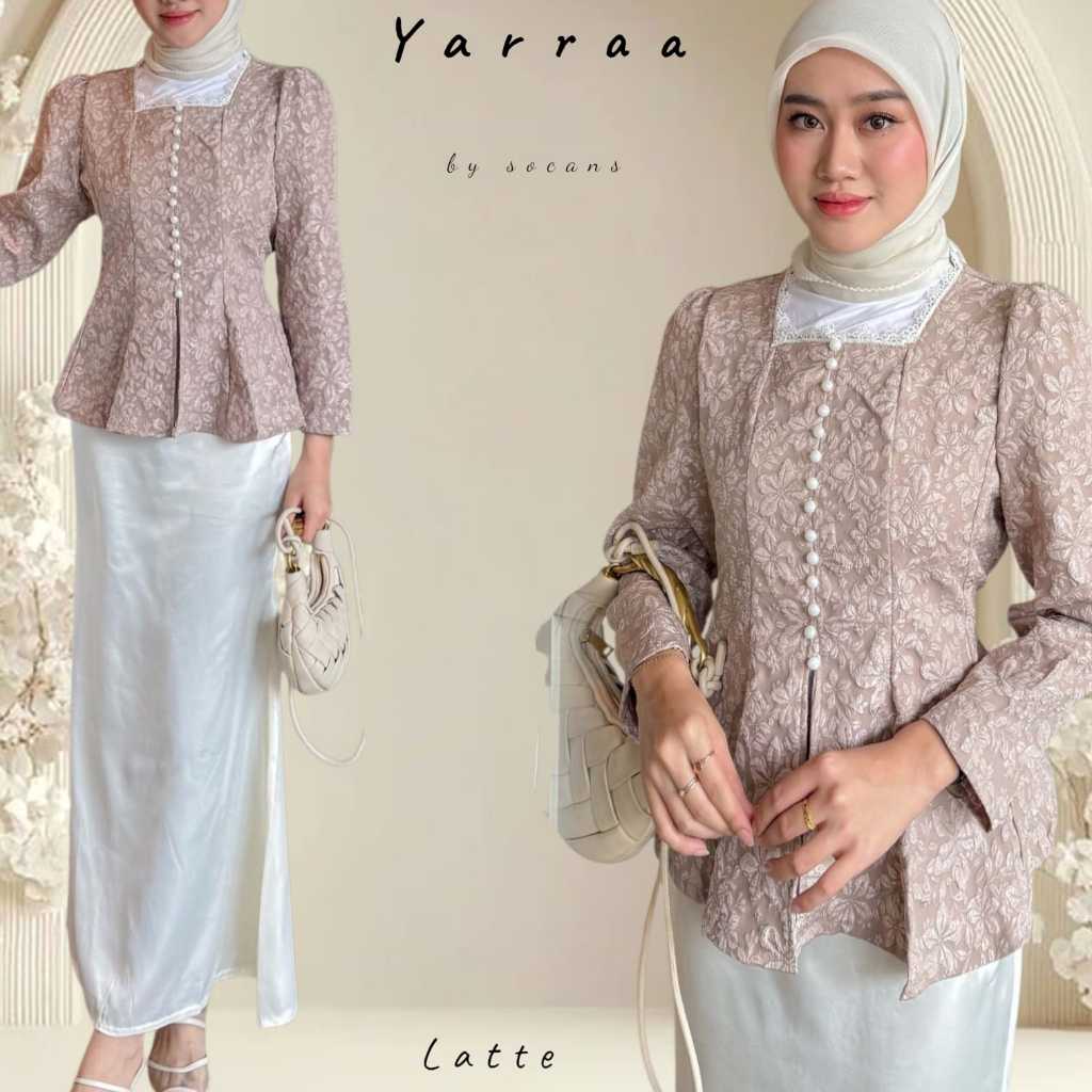 Jual YarraA - setrok fukuro | setelan atasan kebaya oneset rok butter ...