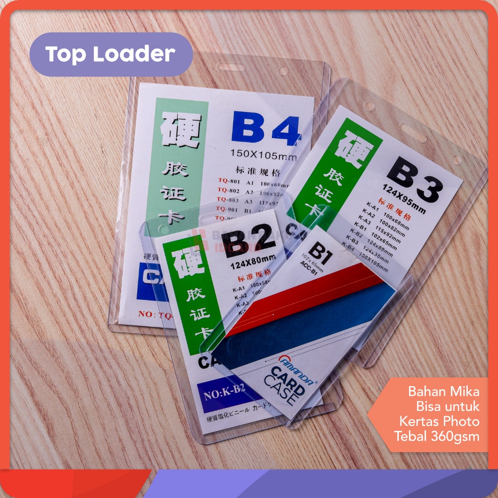 Jual Toploader Photocard top loader foto card nametage Kartu Desain ...