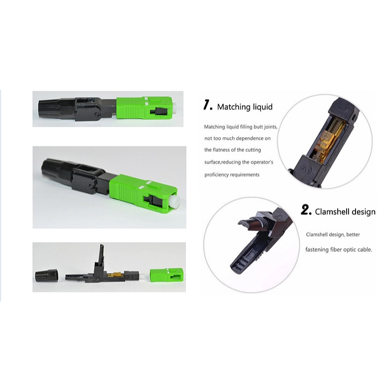 Jual Konektor Sc Apc Hijau Panjang 10 Pcs Fiber Optik Konektor Fast ...