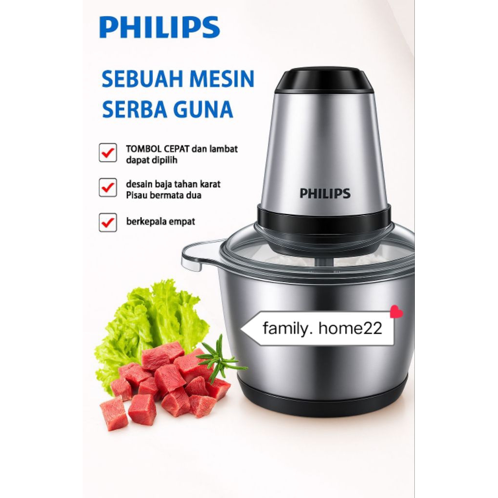 Jual Blender philips chopper multifungsi giling daging ,sayur dan buah ...
