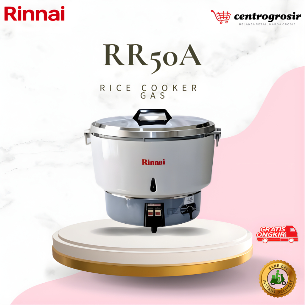 Jual Rinnai RR50A Gas Rice Cooker Gas LPG 9L 36 Porsi | Shopee Indonesia