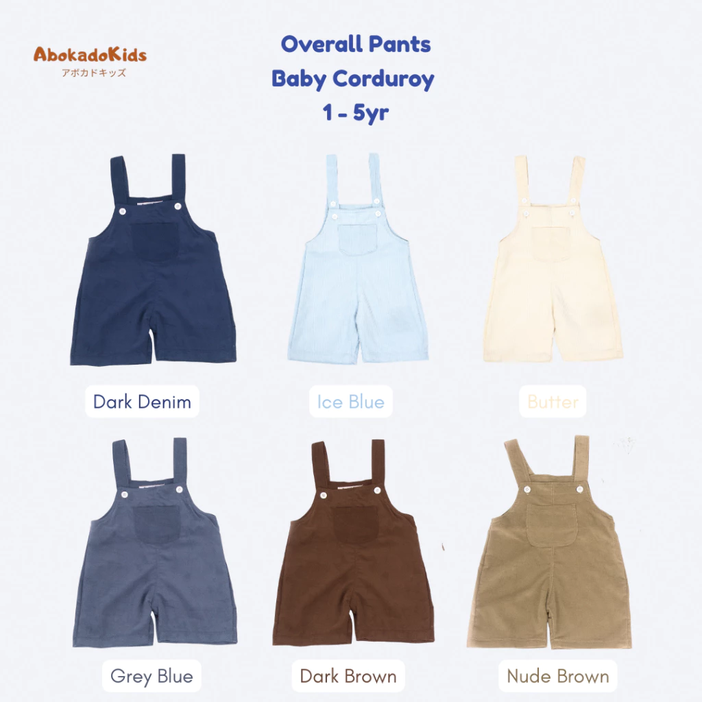 Overall Pants – Celana Jumpsuit Baju Kodok / Baju Kodok Anak Unisex Premium