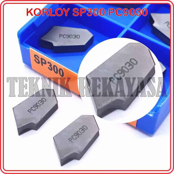 Jual SP300 / SP 300 KORLOY PC9030 INSERT POTONG / GROVING | Shopee ...