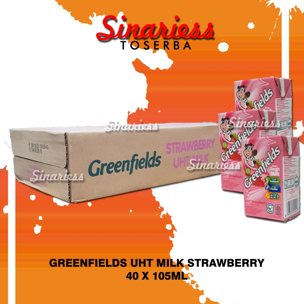 Jual Greenfields UHT Susu 40 x 105ml | Shopee Indonesia