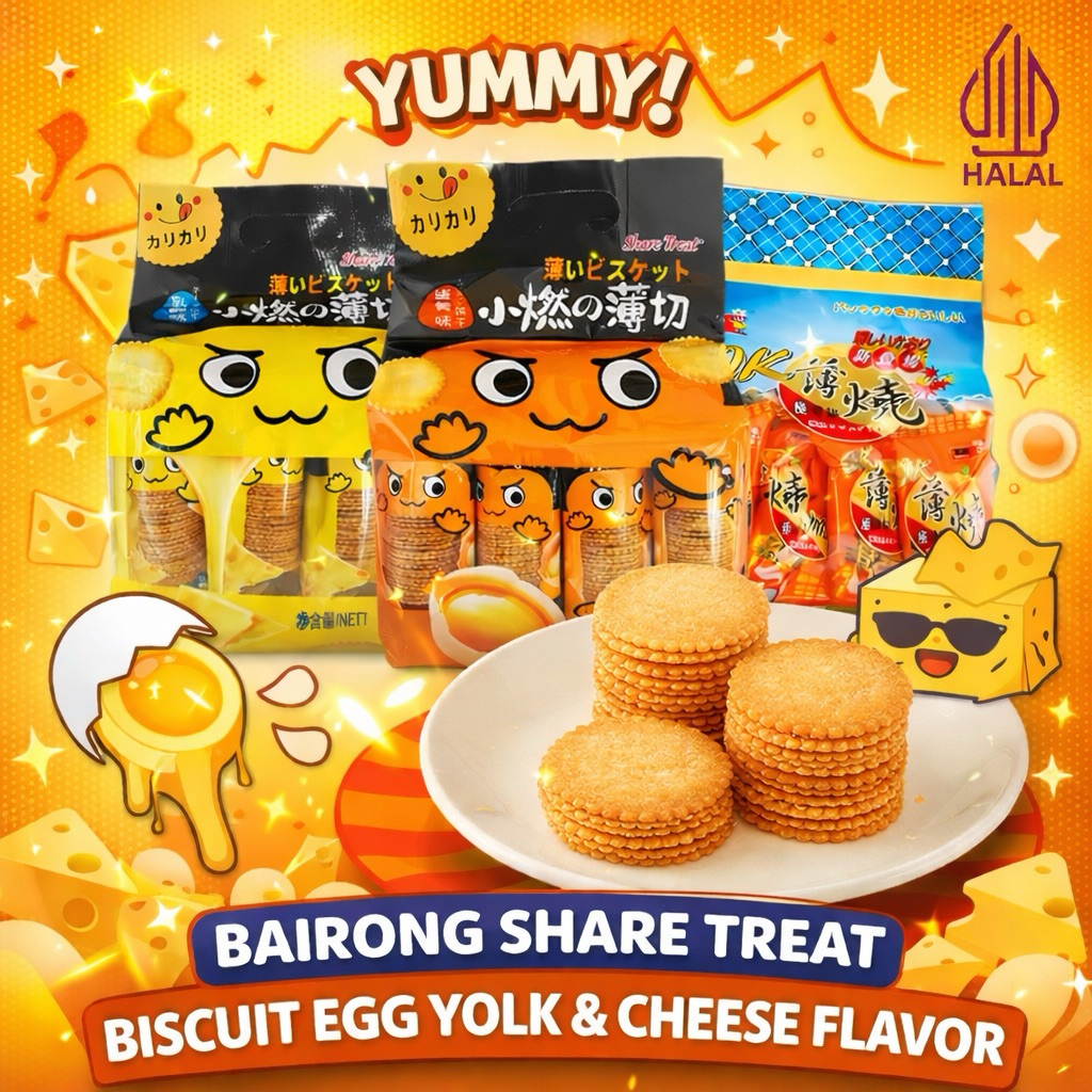 Jual BAIRONG SHARE TREAT THIN BISCUITS 360 G | Shopee Indonesia