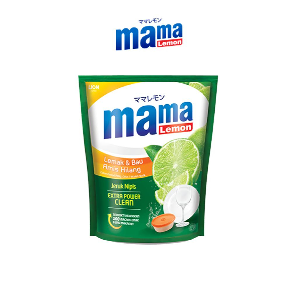 Mama Lemon Sabun Cuci Piring Jeruk Nipis Pouch 1500 Gr - foto 4