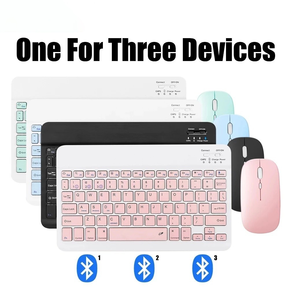 Jual Universal Wireless Keyboard Bluetooth Mini Keyboard 10inc For ...