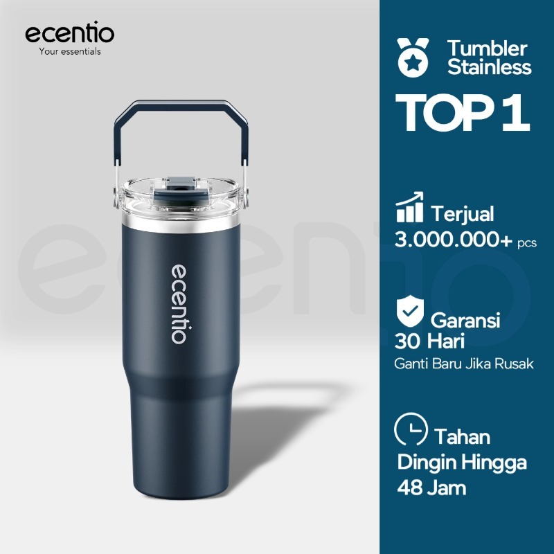 Jual ecentio botol minum stainless steel 1200ML Termos tahan panas ...