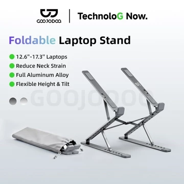 Goojodoq Stand Laptop Lipat Bahan Aluminum Alloy Untuk Macbook Pro