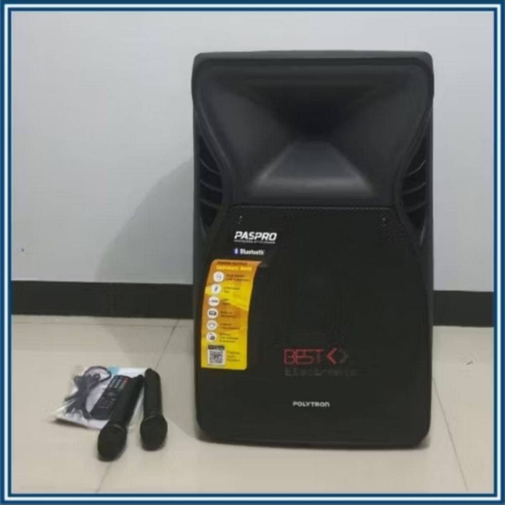 Jual SPEAKER PORTABLE POLYTRON PAS PRO 15F5 PASRO 15F5 PASPRO-15F5 ...