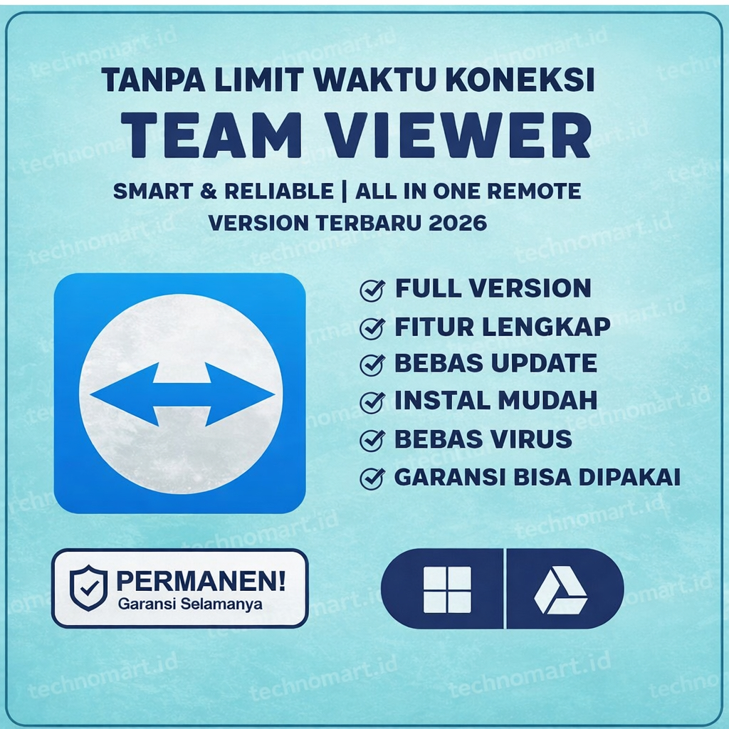 Jual Teamviewer Versi 2026 15.40 TERBARU Windows Aplikasi Meremote ...