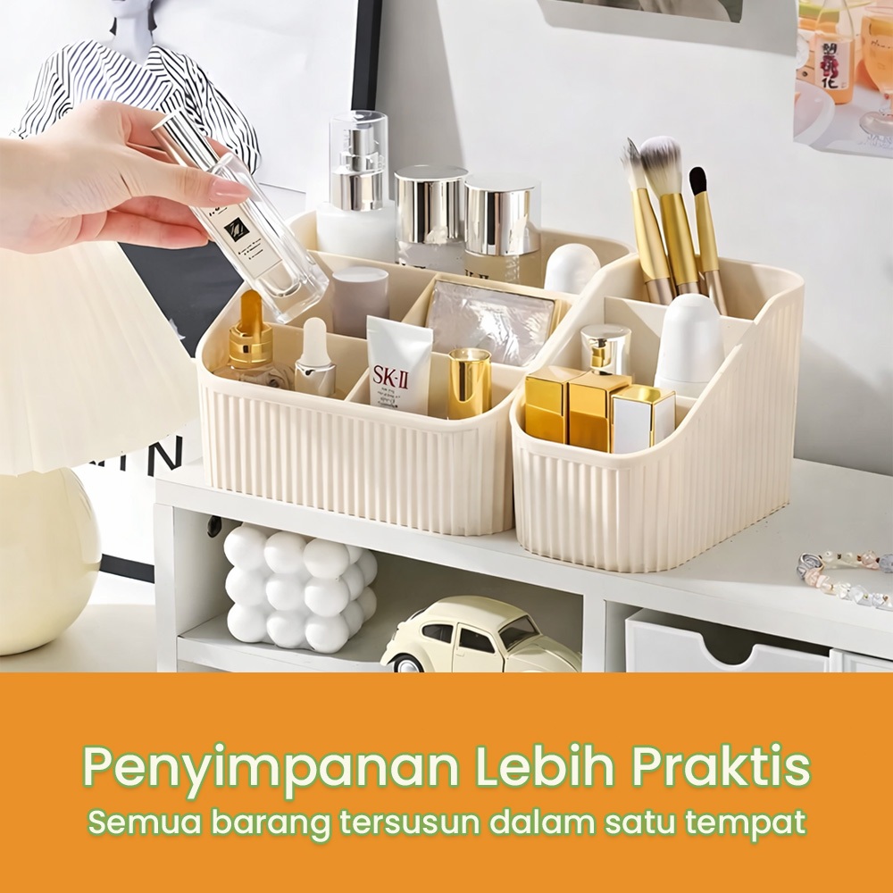 Jual ZoeCook Rak Makeup Organizer Aesthetic Meja Rias Minimalis Modern ...