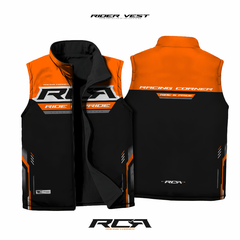 Jual Racing Corner Vest | Rompi Motor Born To Ride Full Printing Tahan ...