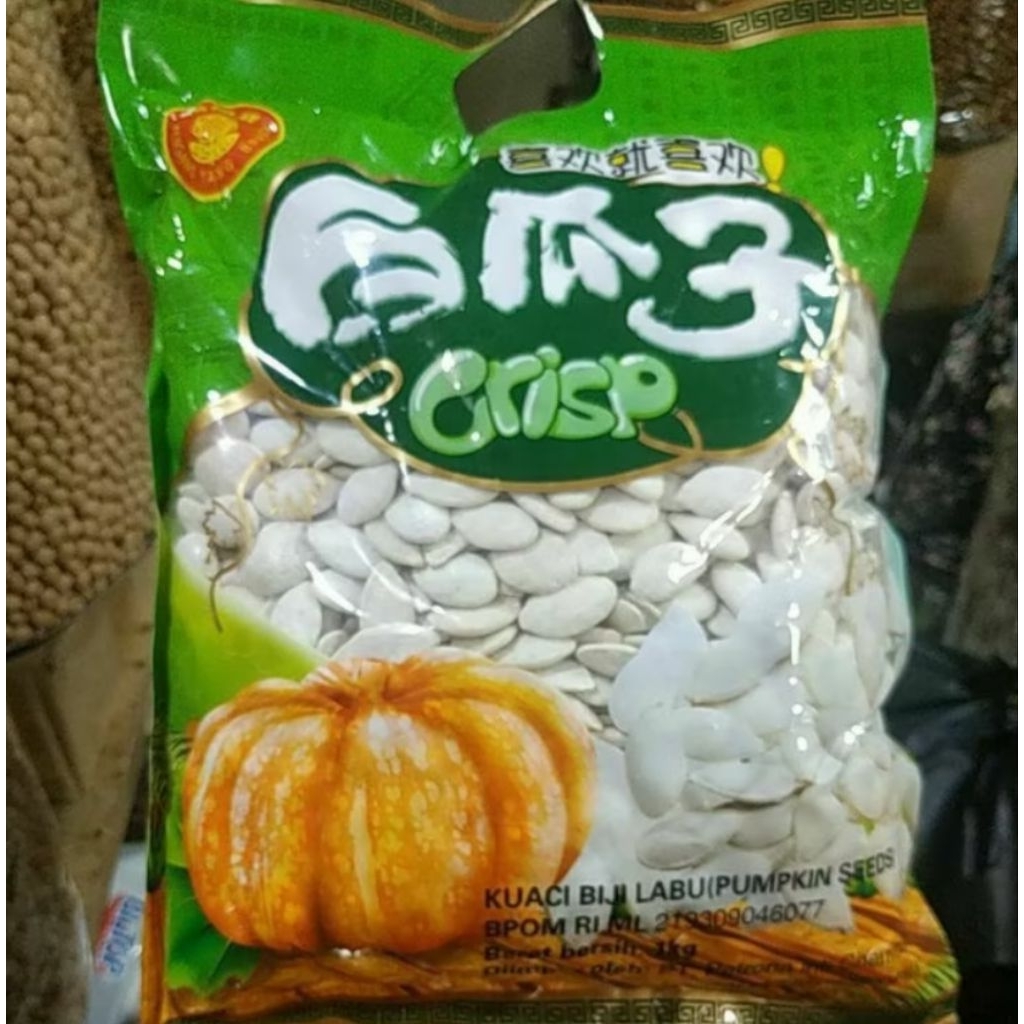Jual KUACI BIJI LABU PUTIH ASIN 1KG/PACK ASLI | 500GR REPACK | Shopee ...