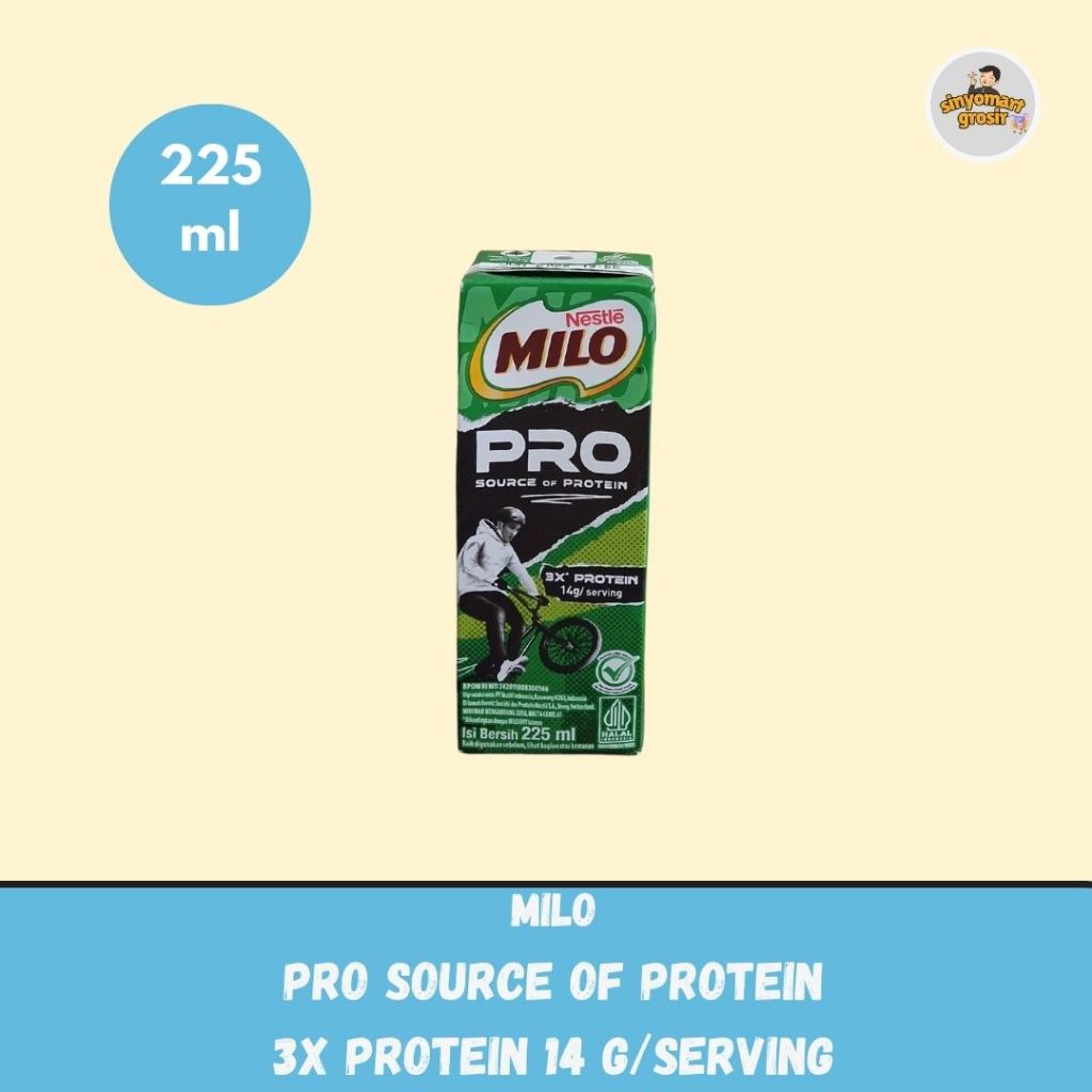 Jual Milo Pro source of protein 225 ml - belanja grosir | Shopee Indonesia