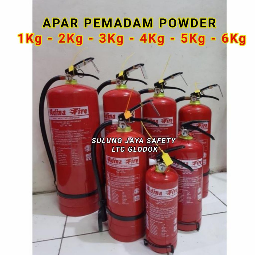 Jual Apar Pemadam Api + Sudah Termasuk isi Dry Chemical Powder 1Kg ...