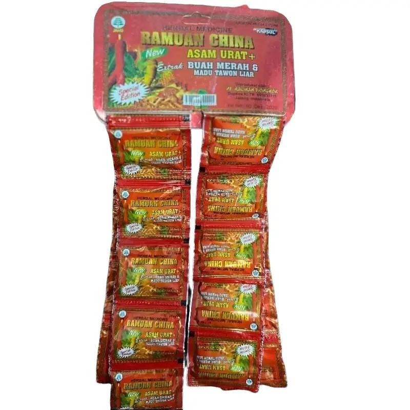 Kapsul Ramuan Cina 20 Sachet 40 Kapsul Asam Urat Pegal Linu Rheumatik Encok