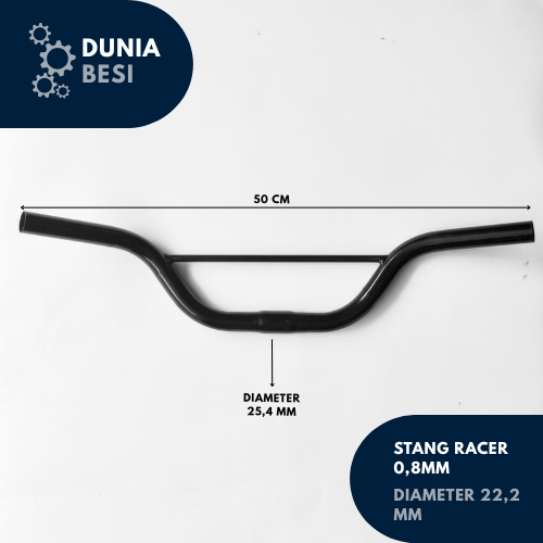 Jual Stang Racer Sepeda MTB 22,2MM - ED Coating Hitam | Shopee Indonesia