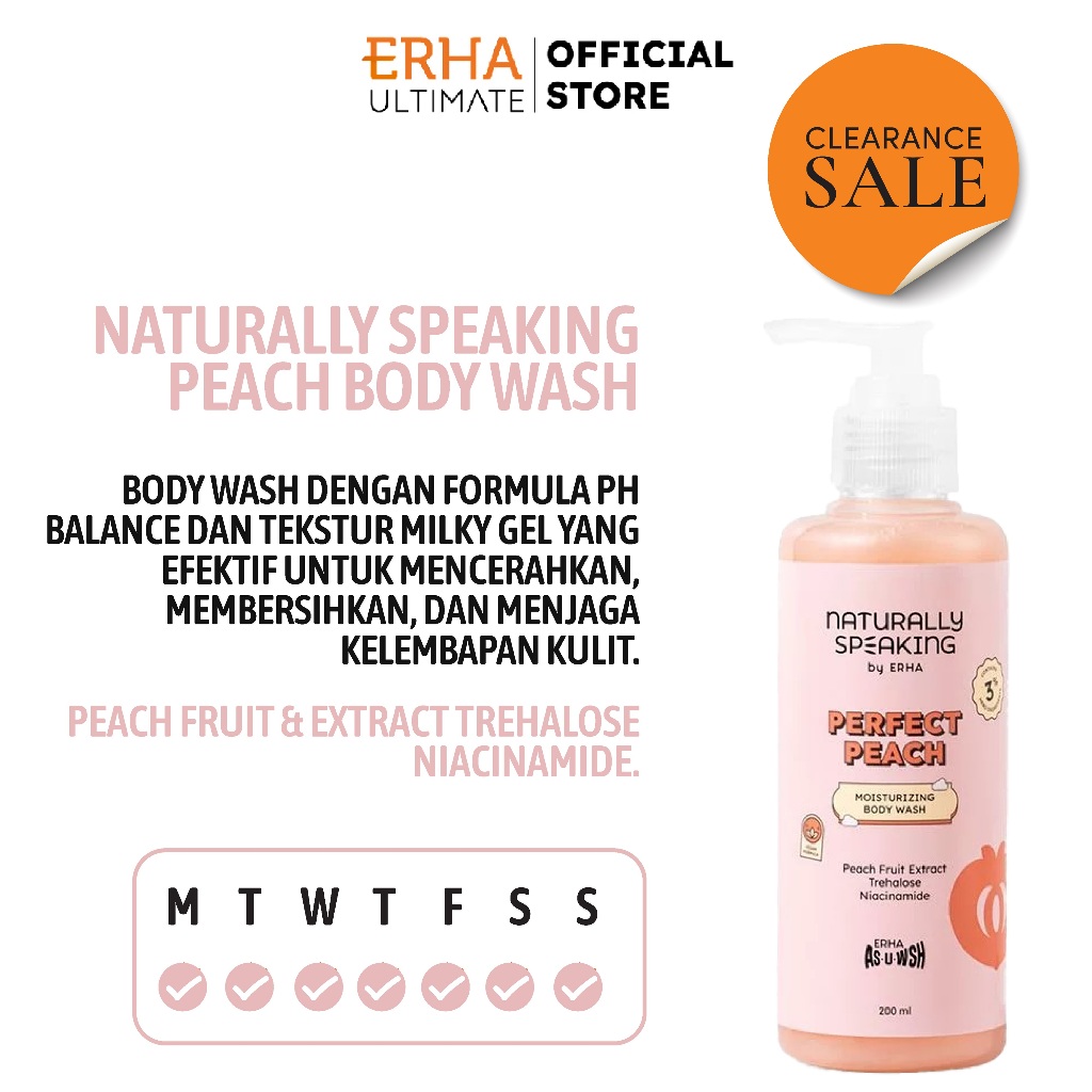 Jual NATURALLY SPEAKING Perfect Peach Moisturizing Body Wash | Shopee ...