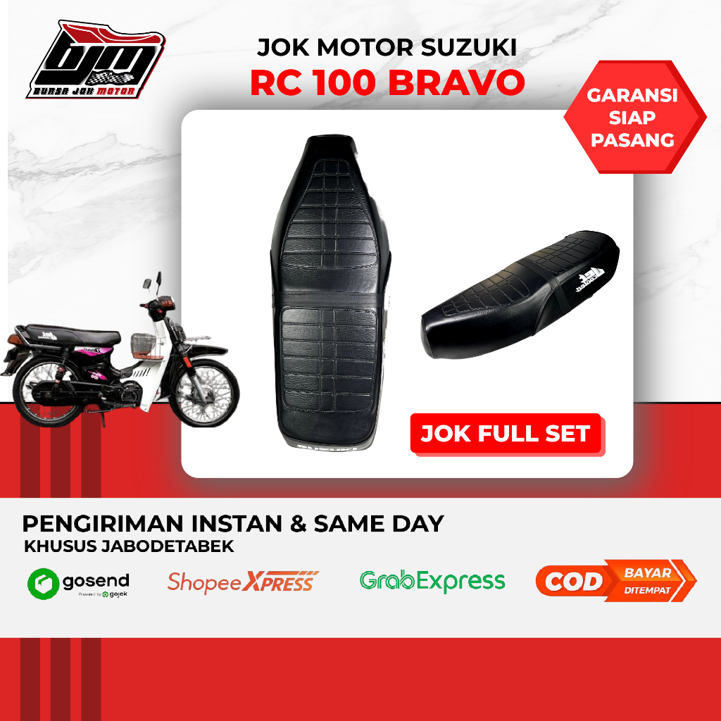 Jual Jok motor rc 100 / bravo klasik komplit tinggal pasang I ...