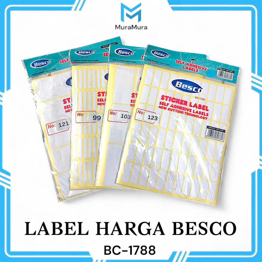 Jual Sticker Label Harga Besco BC-1788 Self Adhesive Label Kertas ...