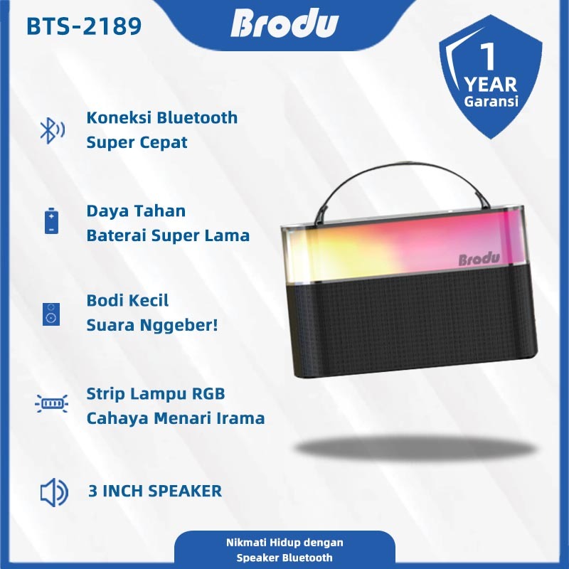 Jual COD Speaker Bluetooth Wireless BTS2189 Hi-Fi Sound Super Bass Mini ...
