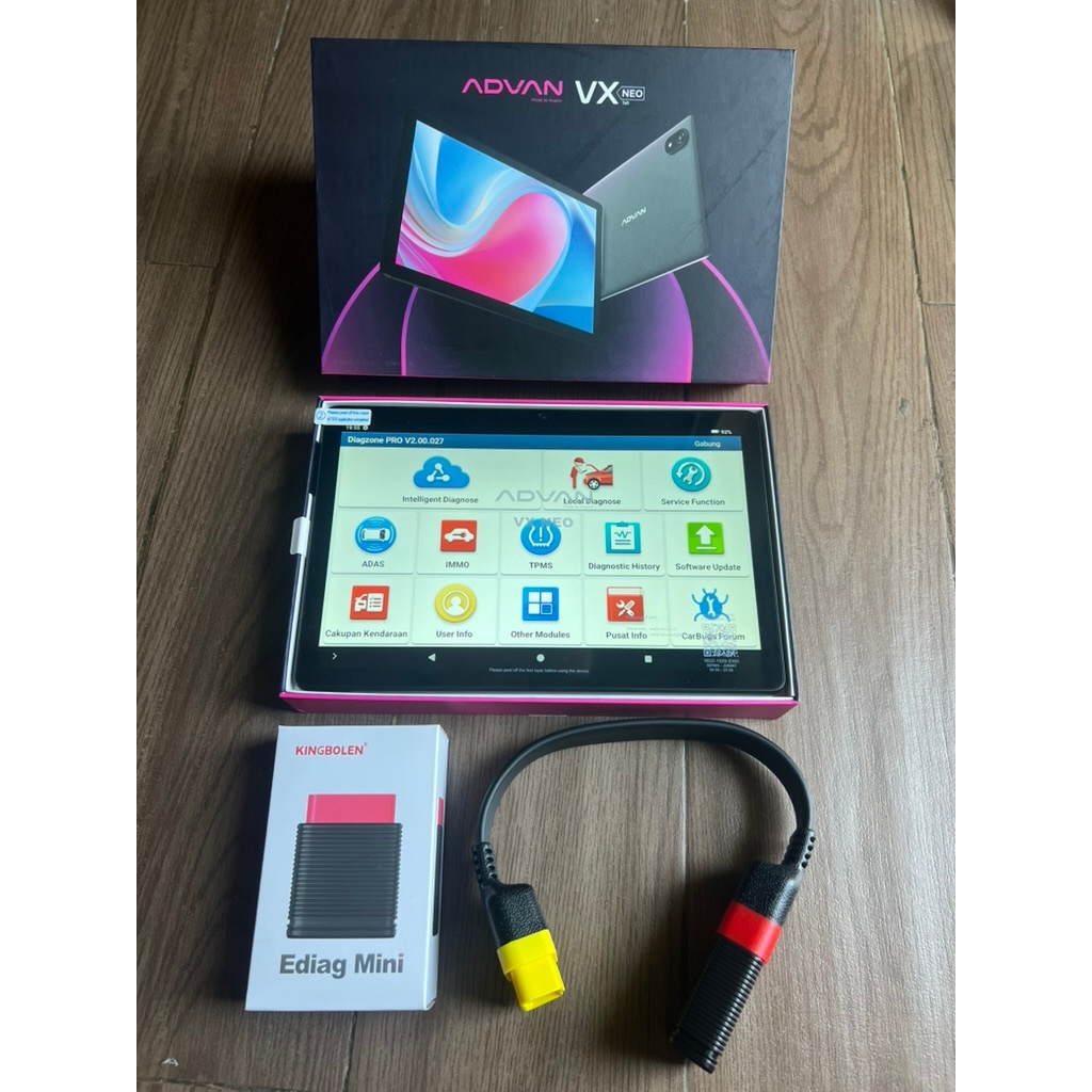 Jual Scan Ediag Mini Diagzone + Tab + Kabel Ekstensi OBD2 Launch ...