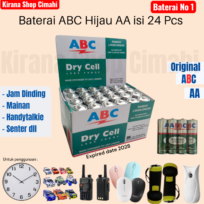 Jual Baterai ABC Terlengkap & Harga Terbaru Juli 2026 | Shopee Indonesia