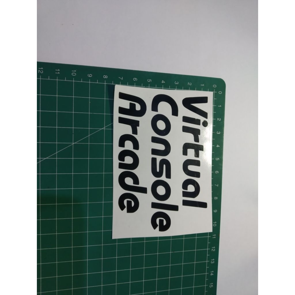 Jual stiker cutting virtual console arcade | Shopee Indonesia