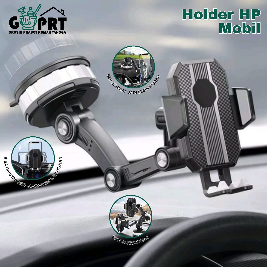 Jual GPRT Holder Hp Mobil 4in1 4 in 1 HD61 Dudukan Handphone 360 ...